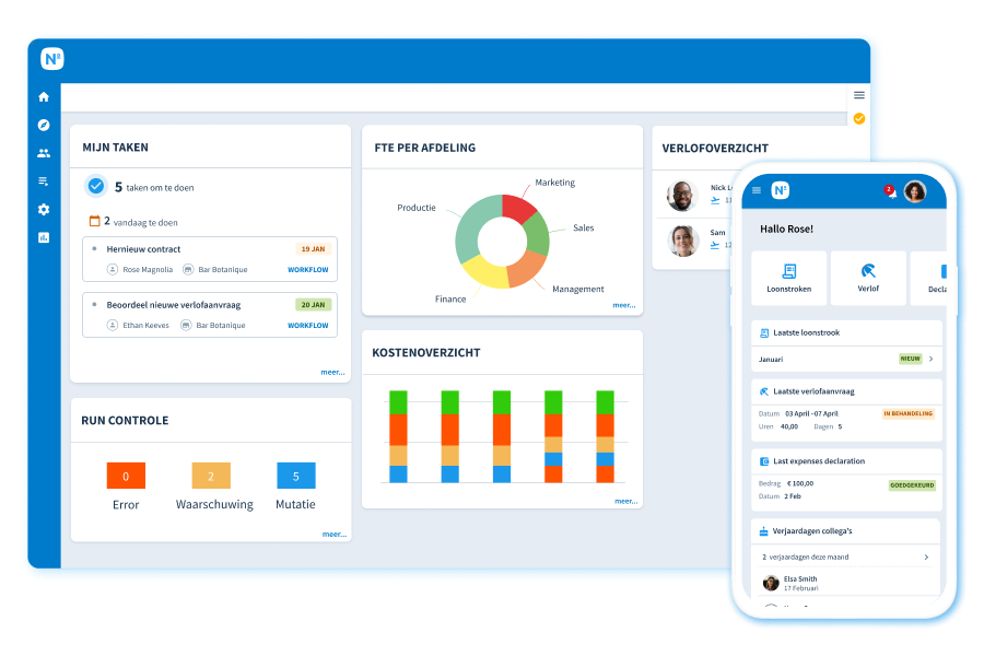 HR-rapportages en analyses in Nmbrs